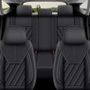 Unbranded 5-Seat Covers Full Set PU Leather Seat Cushion For