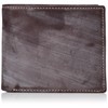 GORBE 91110 Bifold Wallet Bridle Leather Bifold Wallet, red (burgundy)