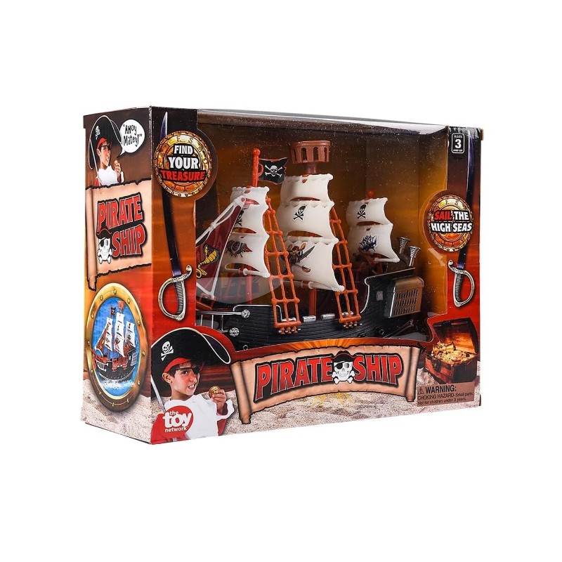 georglasko_8 Pirate Boat Toy Ship Sail The Seas Children Fun