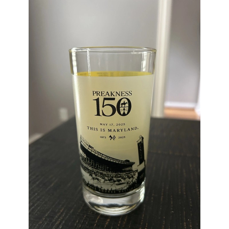 The 150th Preakness Black Eyed Susan Collectors Glass