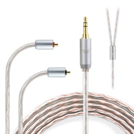 okcsc IPX to 3.5MM 4 Core Upgraded Replacement Headphone Cable Earphones Cable for ETYMOTIC EVO UE Premier WESTONE PRO X Series 3.94FT