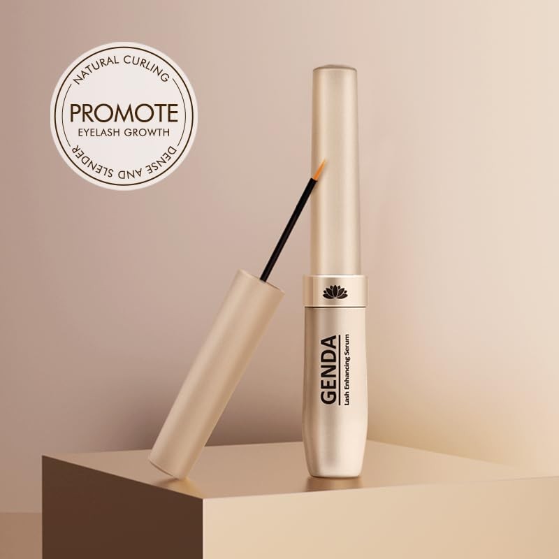 Sérum de Pestañas GENDA Eyelash Growth Serum, Thicker Fuller Lashes,