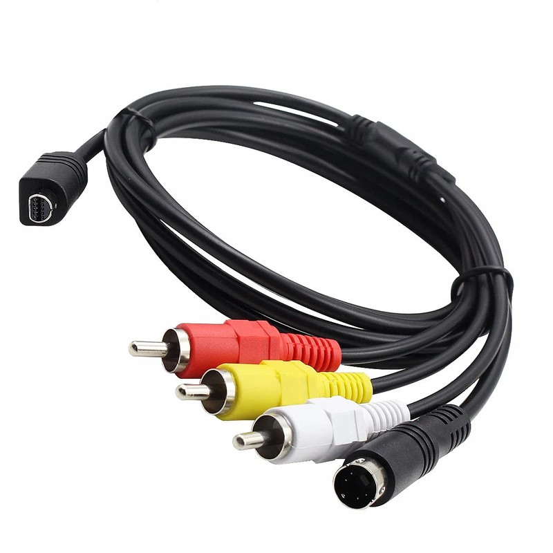 GONOLOWAY VMC-15FS Replacement AV A/V TV Video Cable VMC-30FS 10Pin