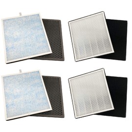 Nispira RP-AP001/ RP-AP001S/ RP-AP002 Premium Filter Set Replacement Compatible with Renpho Air Purifier, 2 Sets
