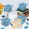 Yavxzvbw 24Pcs Light Blue Graduation Candy Box 2024 Graduation Decorations