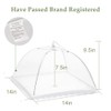 Onarway 3 Pack Food Covers 14 Inch Pop-Up Encrypted Mesh