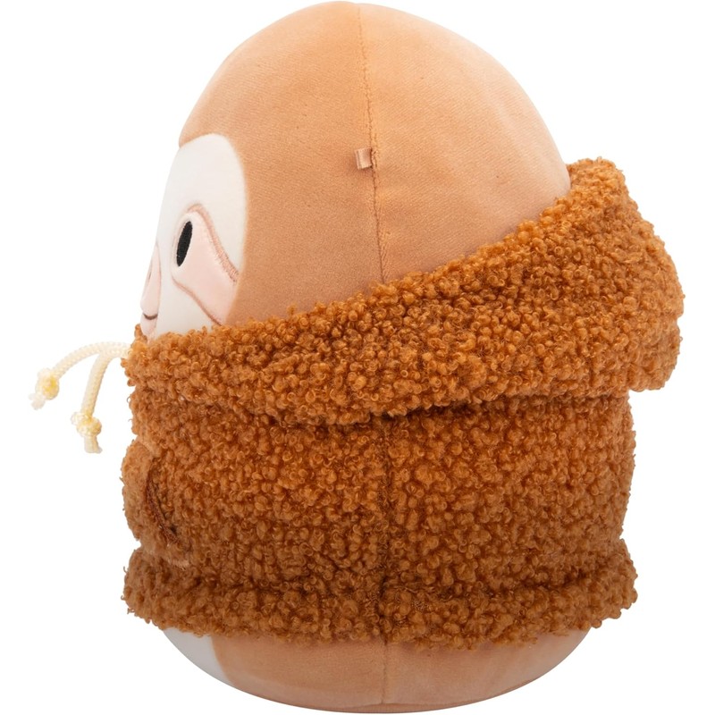 Squishmallows Original 7.5-Inch Sherman the Sloth with a Wooly Hoodie
