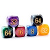 Backgammon Bead Dice Set 30mm Large Backgammon Double Cube Plus