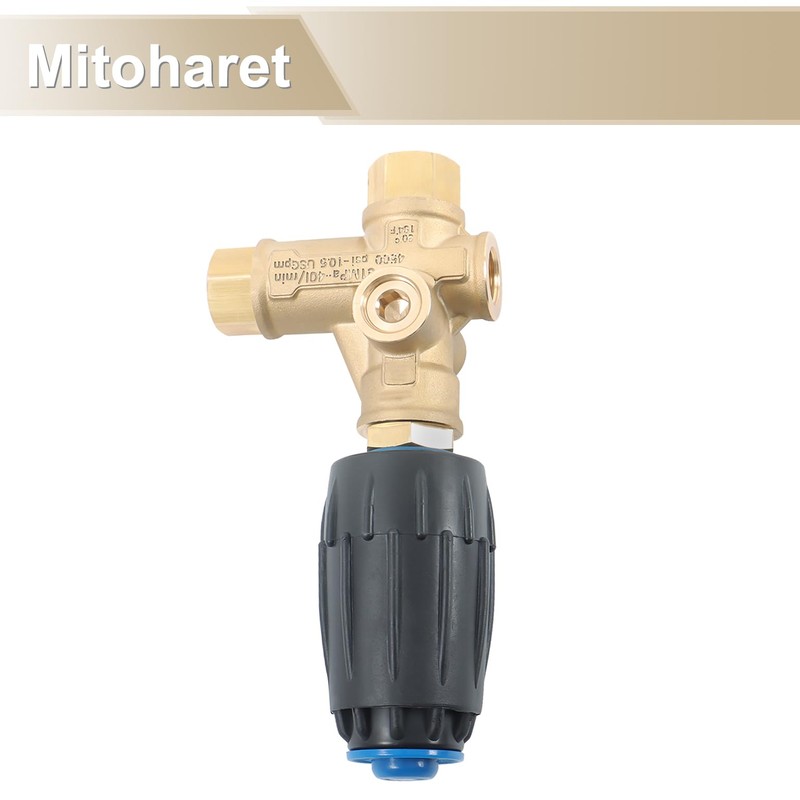 mitoharet 3650PSI Pressure Washer Regulator 8GPM 3/8 in FNPT Trapped