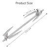 Barbecue Skewer, Stainless Steel Kebab Skewers, 27 cm Rotating Grill