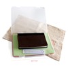 Portable A4 File Box Transparent Plastic Box Document Paper Protector