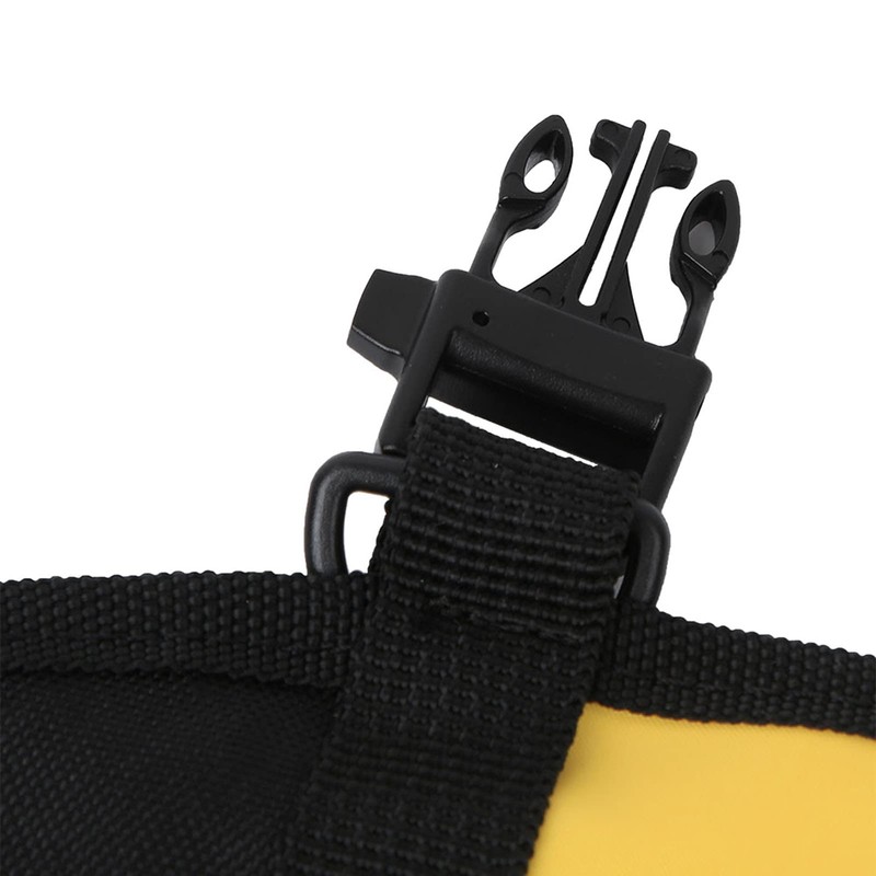 Rescue Paddle Floating Bag, Bright Yellow Auto-Valve Kayak Paddle Float,