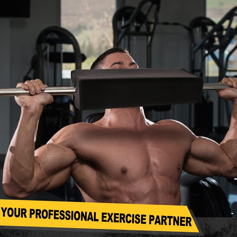 POWER GUIDANCE Square Hip Thrust Pad Barbell Squat Pad Protective