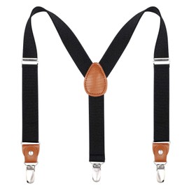 Children’s and Men’s Braces, Wide Elastic – Adjustable Length Y-Shape with Strong 3 Clips, Braces Belt for Women Baby. -