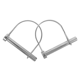 GANAZONO 2pcs Trailer Coupler Pin Trailer Pins Trailer Latch Pin Coupler Pin Lock Cotter Pin Puller Pin for Trailer Hitch Safety Wire Lock Pins Hardware Pin Silver Metal