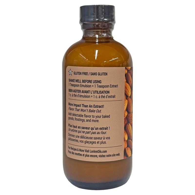LorAnn Almond Bakery Emulsion, 4 ounce bottle