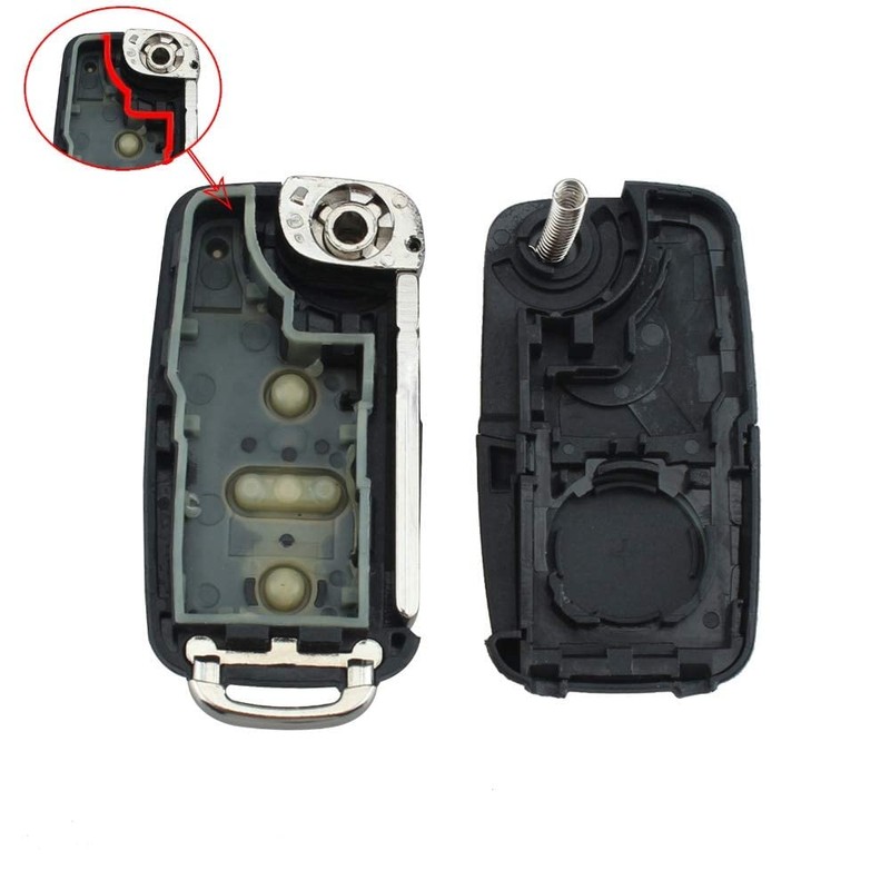 Car Key Folding Key Remote Control Housing Key 3 Button