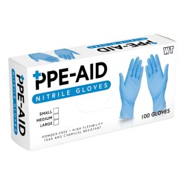 Guantes De Nitrilo Desechables Sin Látex Ppe-aid