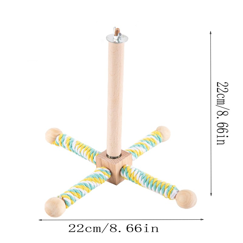 360° Rotating Bird Toy, Rotating Bird Perch, Parrot Toy, Bird