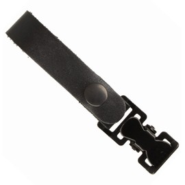 Minadax Leather Glove Holder with Belt Loop and 3 kg Biting Force for Belts up to 4.5 cm Wide