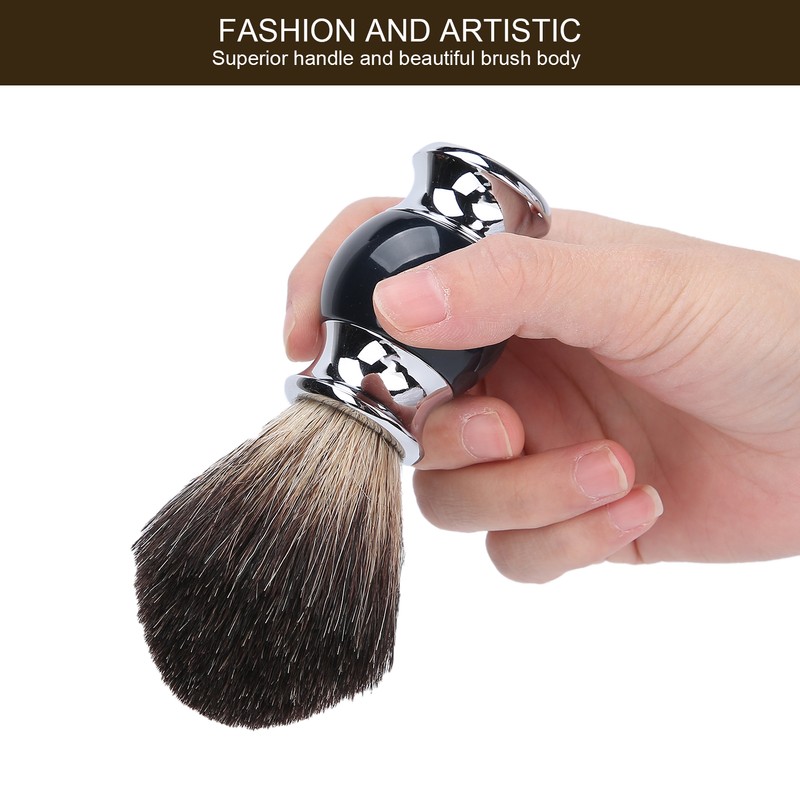 Barber Beard Shaving Brush Soft Bristles Facial Hair Cleaning Shaving