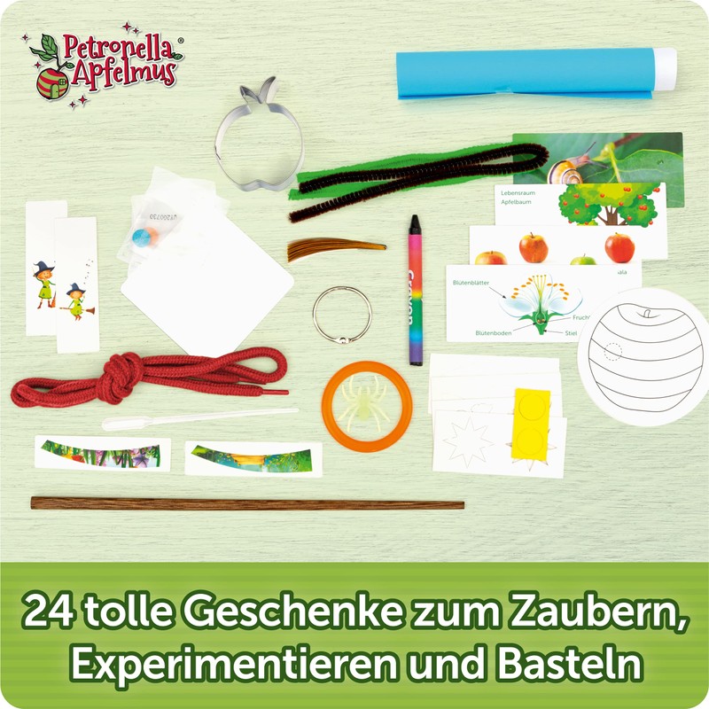 FRANZIS 67202 Advent Calendar Petronella Applesauce Experiments and Magic Tricks,
