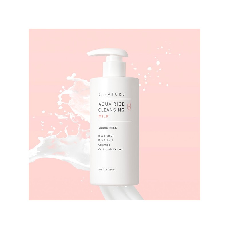 S-Nature (현대Hmall)에스네이처 아쿠아 라이스 클렌징밀크 280ml Esnature Aqua Rice Cleansing