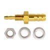 Joywayus 1/8''× 1/4'' Reducer Hose Barb Thru-Bulk Head Hex Union