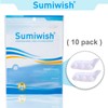 Sumiwish 10 Pack Pinky Toe Separator, Gel Toe Separators for