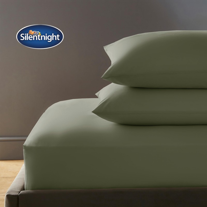 Silentnight Pure Cotton Pillowcase Pair - Luxurious Cool Soft Touch