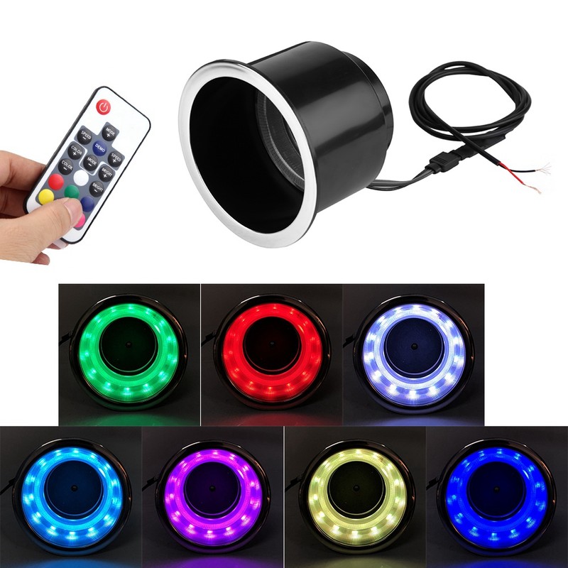 Plastic RGB LED Light Drink Cup Holder with Remote Control​