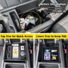 2PCS Rear Center Console Organizer Tray Compatible with 2024 2025