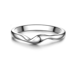 GLANZSTÜCKE MÜNCHEN Women's Ring 925 Sterling Silver, Silver