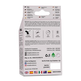 Mina ibrow Hair Color Pearl Gray|Long Lasting Natural Spot coloring and Hair Tinting Powder, Water and Smudge Proof | No Ammonia, No Lead with 100% Gray Converge Upto 30 Application