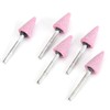 50 Pcs Grinding Bits Ceramic Triangular Cone Aluminum Oxide Grinding