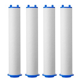 XYCING Shower Filters for Filtered Showerheads, 4pcs PP Polypropylene Cotton Filter Cartridges, Replacement for Handheld Detachable Filtration Shower Head (11.5cm Length)