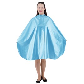 MEIHO Shampoo Permacross Sleeveless Waterproof No.3630, Blue, Made in Japan, MeiHo Name, Meiho, Polyester, Montparnasse Fabric, Hairdressing Cape for Hairdressing, Hair Salon, Strong Waterproof, 46.5