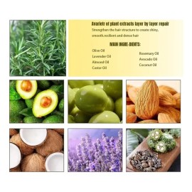 Aceite Vegano Natural Para El Crecimiento Del Cabello, 60 Ml