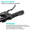 Frdhee Half Twist Throttle, Electric Bike Right Handle 20X Half