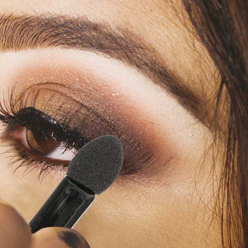 100 Pcs Small Eyeshadow Applicators Eye Shadow Sponge Applicator Sticks