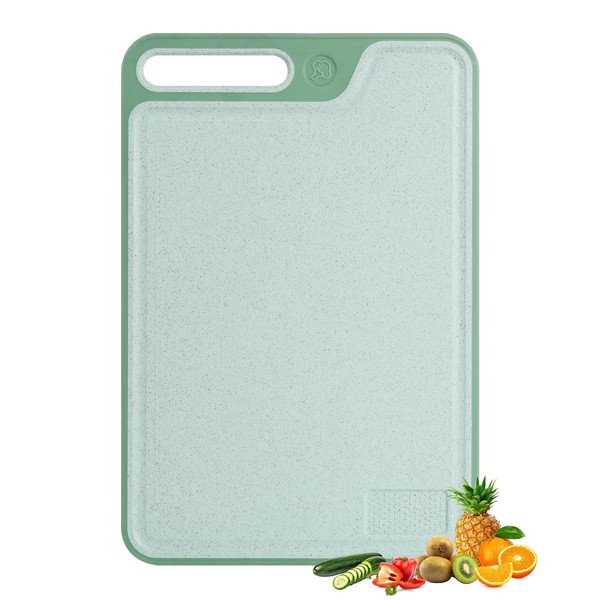 AiQInu Plastic Chopping Board, 37 x 25 cm, Rectangular Cutting