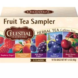Celestial Seasonings  Herbal Tea Fruity Variety Pack  18 Bag