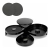 Escarchador De Vasos Y Copas 3 Bandejas Giratorias Plegables
