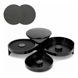 Escarchador De Vasos Y Copas 3 Bandejas Giratorias Plegables