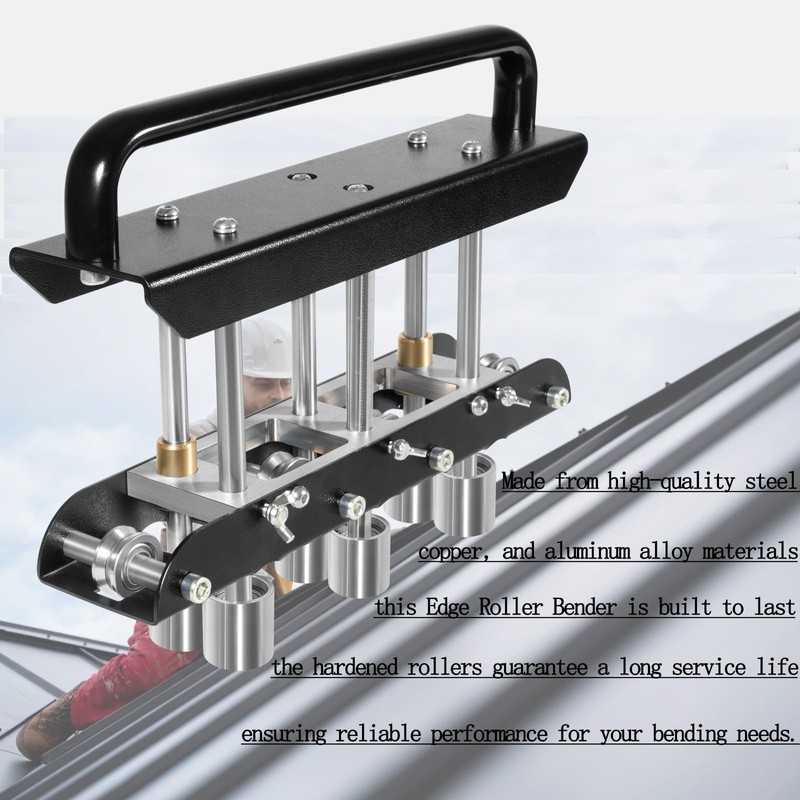 ER3 Three-Station Edge Roller Bender,Large Radius Sheet Metal Bead Roller