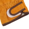 Heat Resistant Gloves Calf Leather Polyester Hand Protection BBQ Grill
