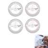 4 Pieces 360 Degree Angle Finder with Swivel Arm for