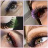 CoMango Purple Ombre Colored Lash Extension C Curl Easy Fan