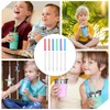 Guduling 6pcs Reduce Tumbler Straw Replacement, Spill-Proof Replacement Straw for