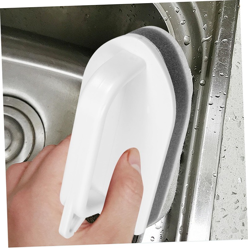 Ipetboom 1 Set Multi Purpose Cleaning Sponge with Handle Lightweight